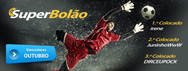 Vencedores de Outubro do SuperBolão