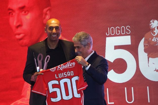 Luisão completou 500 jogos pelo Benfica
