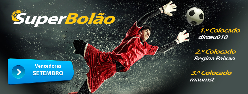 SuperBolão: Vencedores Setembro 2017
