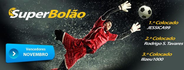 Vencedores do SuperBolão - Novembro 2018