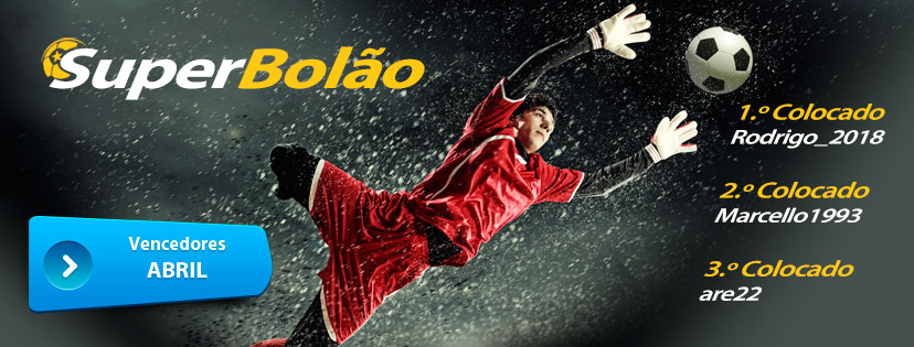 SuperBolão: Vencedores Abril 2019 SuperBolão: Vencedores Abril 2019