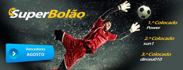 SuperBolão: Vencedores Agosto 2019