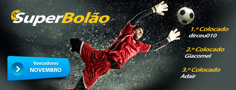 SuperBolão: Vencedores Novembro 2019